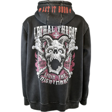 Load image into Gallery viewer, Lethal Threat Men's Black Living the Nightmare Pullover Hoodie