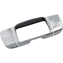 Load image into Gallery viewer, Küryakyn 7240 Chrome Deluxe Tri Line Stereo Cover Kit For Harley-Davidson 14-19 Touring Models except Roadglides