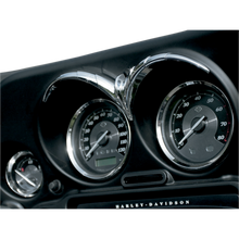 Load image into Gallery viewer, Küryakyn 7746 Chrome Speedo & Tach Brow for 96-13 Touring Models except Roadglides
