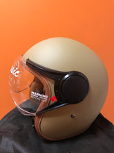 Load image into Gallery viewer, Classic Aviator Dull Desert Storm 3/4" Helmet