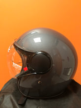 Load image into Gallery viewer, Classic Aviator Metallic Grey 3/4" Helmet