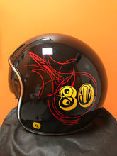 Load image into Gallery viewer, Zox Route 80 Black Doozie 3/4" Helmet