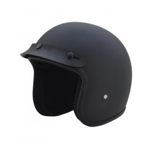 Load image into Gallery viewer, Classic Dull Black 3/4" Helmet