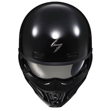 Load image into Gallery viewer, Scorpion Exo Covert X Gloss Black Unique Modular Full Face Helmet