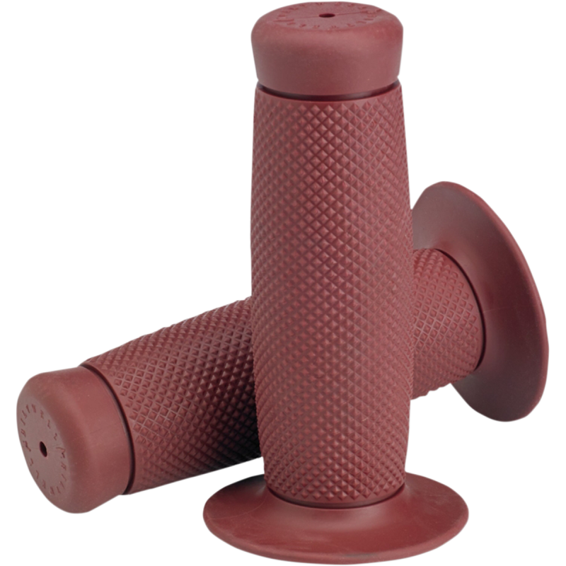 Biltwell 0630-1482 Oxblood Red Renegade 1” Handlebar Grips