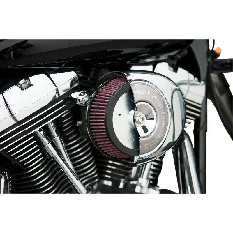 Arlen Ness 18-560 Big Sucker Stage I Air Cleaner Kit with Chrome Backing Plate fits 08-13 Touring Models