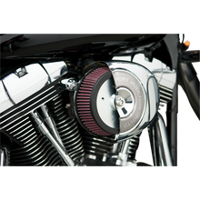 Load image into Gallery viewer, Arlen Ness 18-512 Big Sucker Stage I Air Cleaner Kit with Chrome Backing Plate fits 08-13 Touring Models
