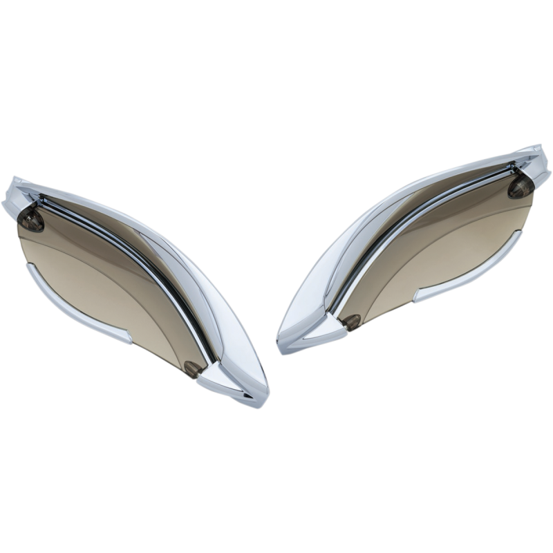 Kuryakyn 1246 Adustable Fairing Air Deflectors fits 14-20 Touring Models except Roadglides