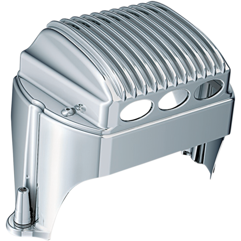 Kuryakyn 1547 Chrome Regulator Cover for 1997 to 2011 Touring Models (some exceptions)