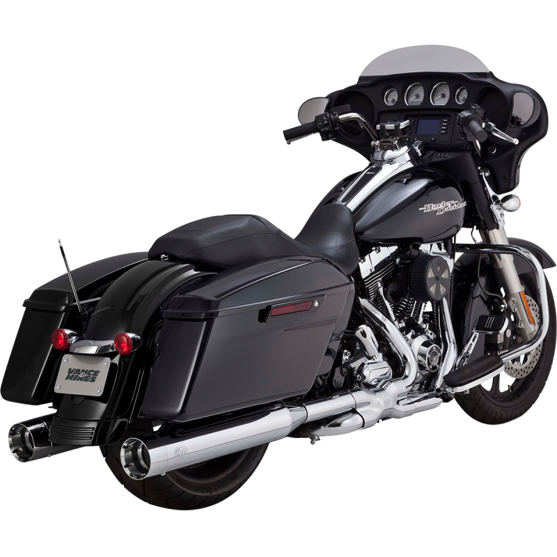 Vance & Hines 16549 Chrome w/Chrome Tips Titan 450  Touring Mufflers