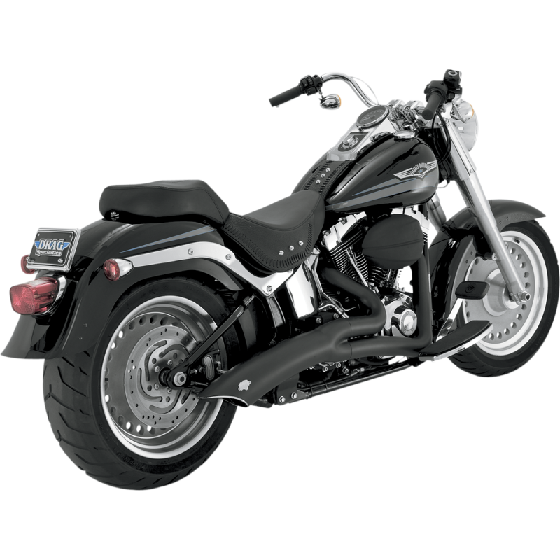 VENCE＆HINES Vance & Hines 48001 Black Big Radius 2:1 Exhaust fits