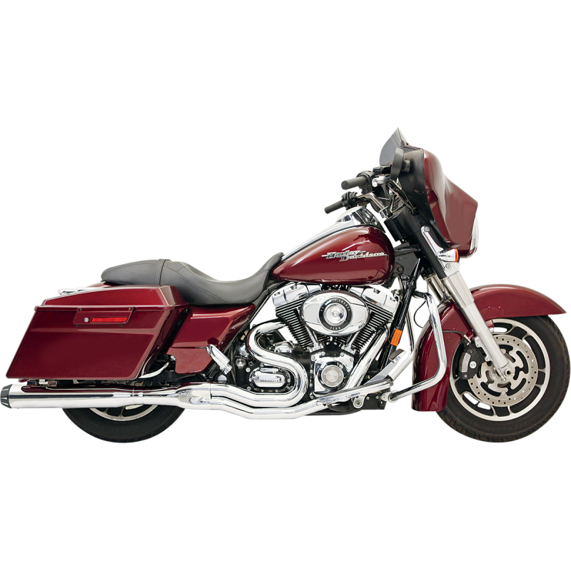 Bassani 1800-1284 Chrome Road Rage II B1 Power 2 into 1 Exhaust fits 95-16 Touring Models