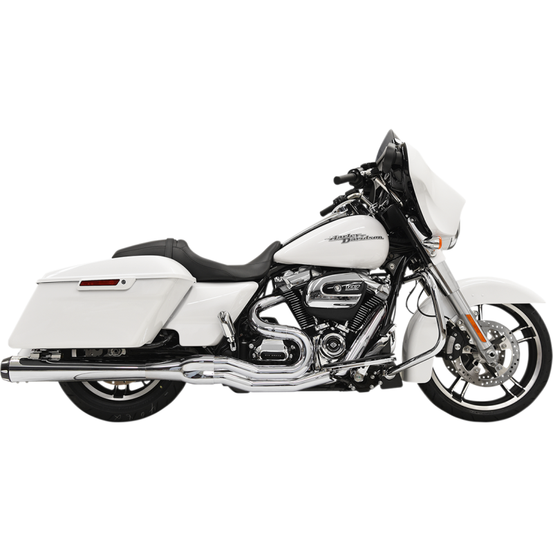 Bassani 1800-2129 Chrome B4 Megaphone 2 into 1 Exhaust fits M8 Models 17-23