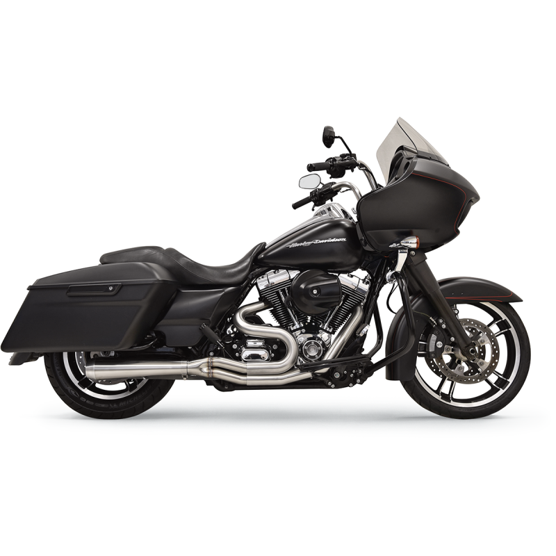 Bassani 1800-2192 Stainless Steel Road Rage III Short 2 into 1 Exhaust fits 95-06 Touring Models