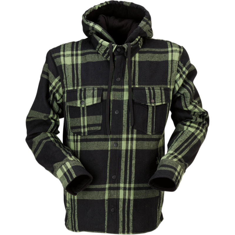 Z1R Men’s Timber Olive Green/Black Flannel Shirt
