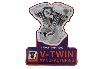 V-Twin 48-0030 Harley Evolution 1340cc Engine Tin Sign