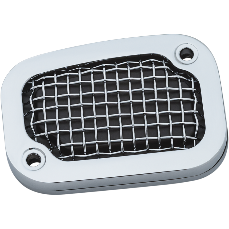 Küryakyn 6536  Chrome Mesh Brake Master Cylinder Cover fits Softails (see below)