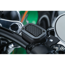 Load image into Gallery viewer, Küryakyn 6537 Black Mesh Brake Master Cylinder Cover fits Softails (see below)
