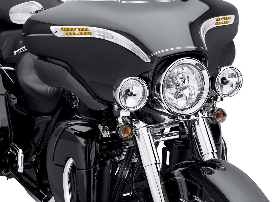 Genuine Harley-Davidson 69290-09 NOS Chrome Fairing Accent Trim with Illumination fits 96-13 Touring Models except Roadglides