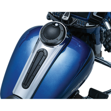 Load image into Gallery viewer, Küryakyn 6983 Black Mesh Fuel Door  fits 08-17 Touring Models (some exceptions)
