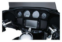 Load image into Gallery viewer, Küryakyn 7285 Black Tri Line Gauge Trim Accent For Harley-Davidson 14^ Touring Models
