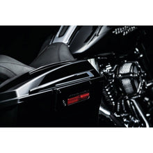 Load image into Gallery viewer, Kuryakyn Bahn 7294 Tuxedo Finish Saddlebag Lid Accents fits 93-13 Touring Hard Saddlebags
