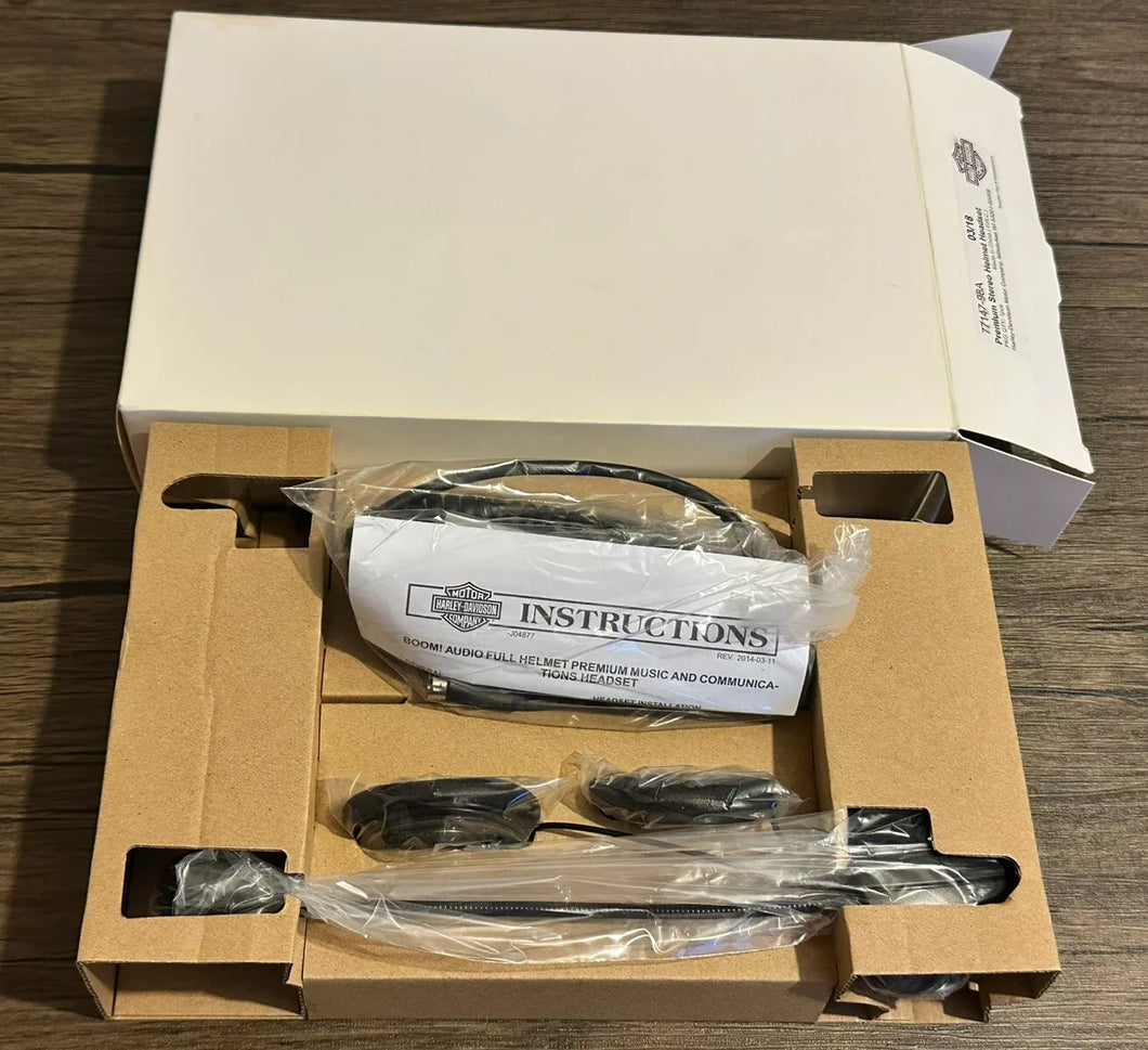 Genuine NOS 77147-98A Premium Stereo Helmet Headset