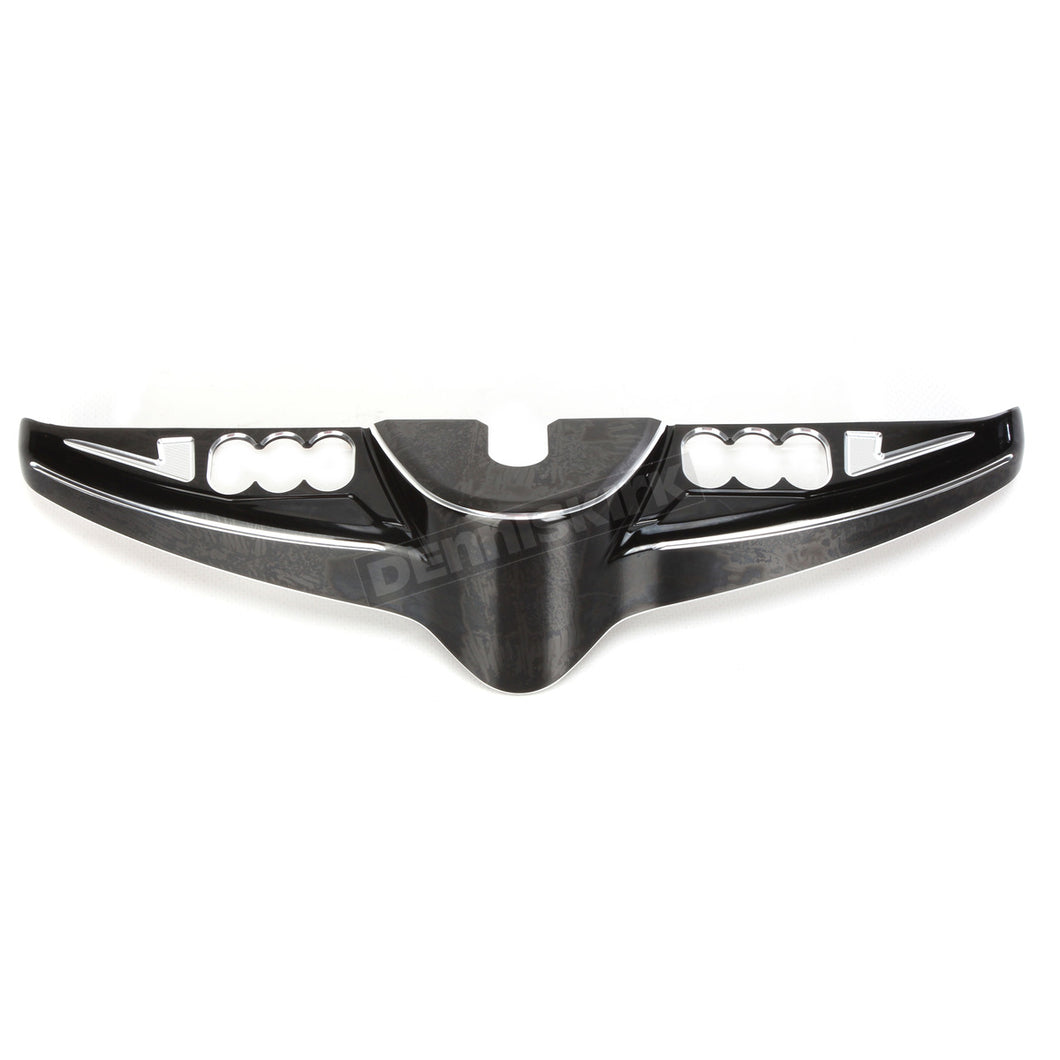 Kuryakyn Bahn 6938 Tuxedo Finish Switch Panel Accent for 2014 -2017 Twin Cam Batwing Models