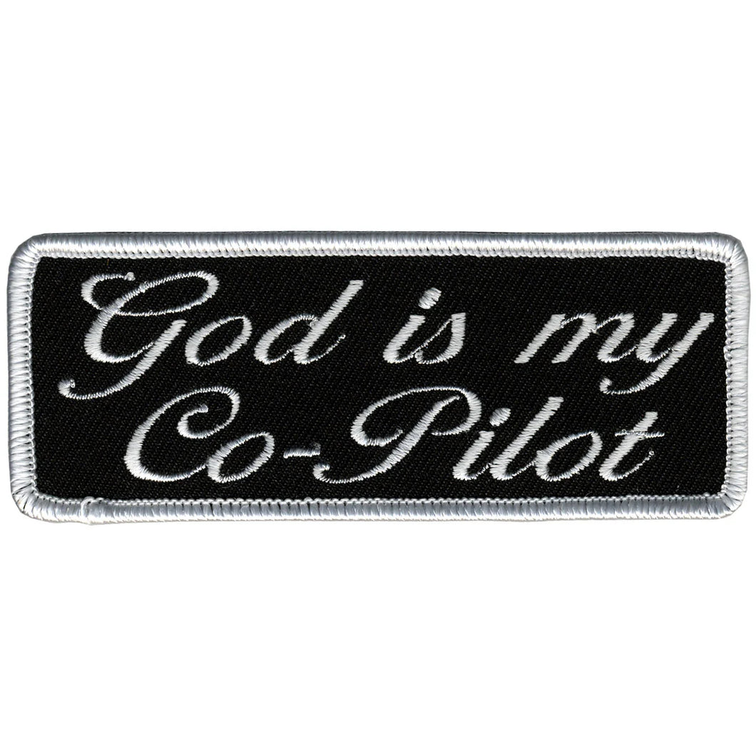 Hot Leathers  PPL9290 God is My Co-Pilot Patch 4