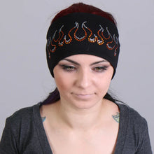Load image into Gallery viewer, Hot Leathers RWC1007 Bling Flames Head Wrap
