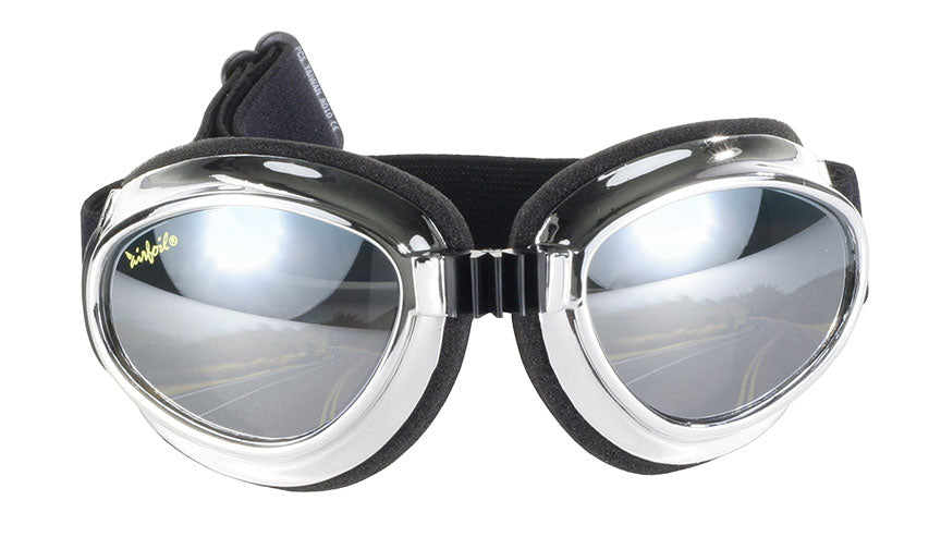 Airfoil 8010 Chrome/Silver Mirror Folding Goggles