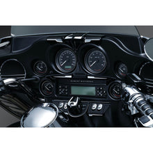 Load image into Gallery viewer, Kuryakyn Bahn 7238 Tuxedo Finish Speedo &amp; Tach Accent  for 96-13 Touring Models
