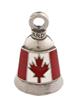 Painted Canadian Flag Guardian Bell