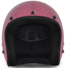 Load image into Gallery viewer, Classic Pink Metal Flake 3/4&quot; Helmet
