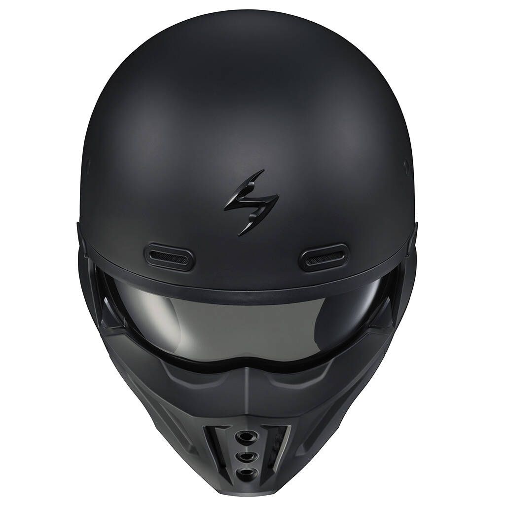 Scorpion Exo Covert X Matte Black Unique Modular Full Face Helmet