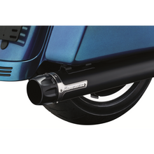 Load image into Gallery viewer, Crusher 564 Maverick Satin Black w/Satin Black End Caps &amp; Stainless Crusher Emblem 4&quot; Touring Mufflers
