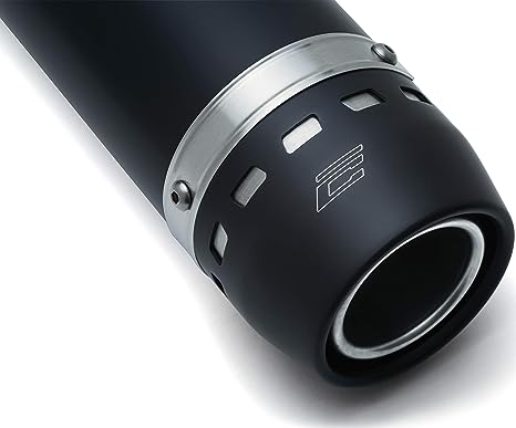 Crusher 628 Crusader Satin Black w/Satin Black End Caps & Stainless Band Accents 4