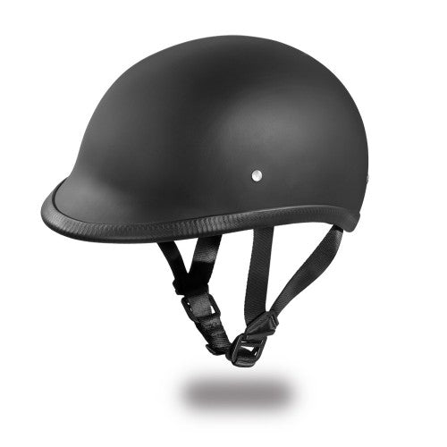 Classic Polo Dull Black 1/2 Helmet
