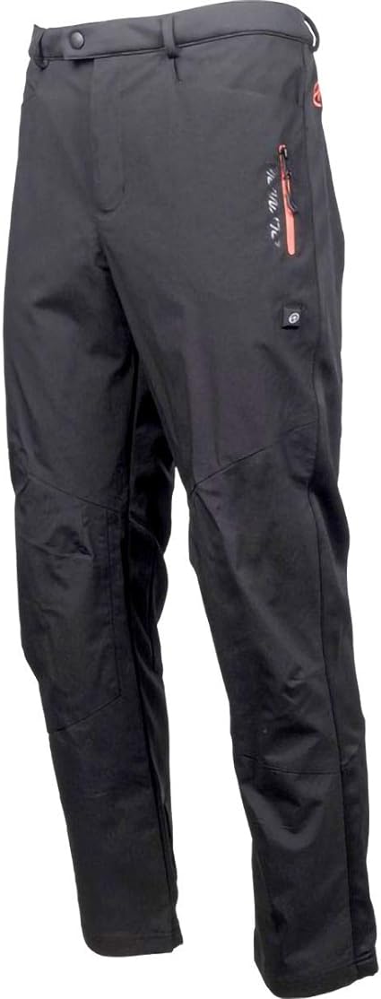 Olympia Mens North Bay Black w/Orange Accents Heated Pants