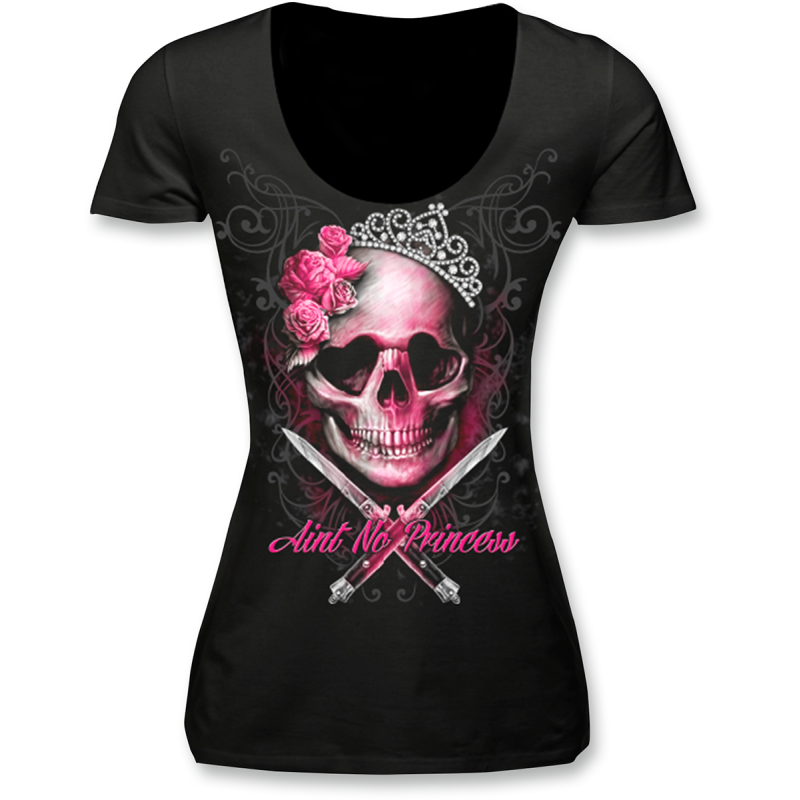 Lethal Angel Women's Black Ain't No Princess Tee