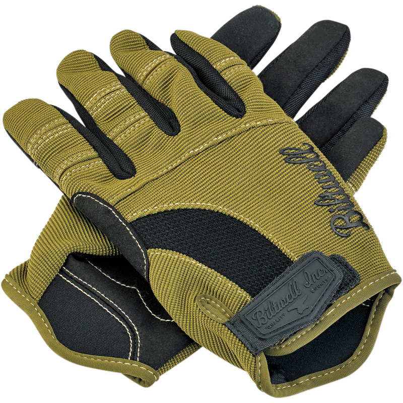 Biltwell Men's Olive/Black/Tan Moto Gloves