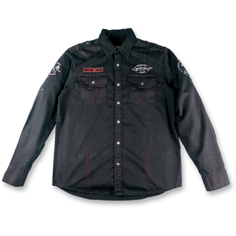 Lethal Threat Men's Speed = Power L/S Buttondown Shirt