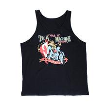 Load image into Gallery viewer, BA Machine Unisex Black Retro Tank Top
