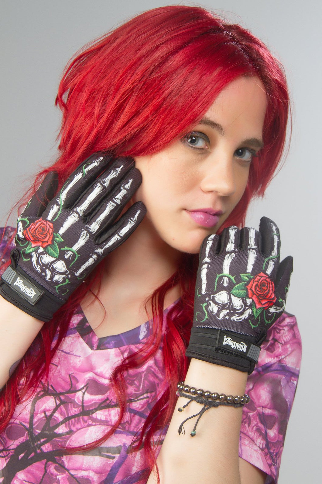 Lethal Angel Undead Series Cuff Gloves